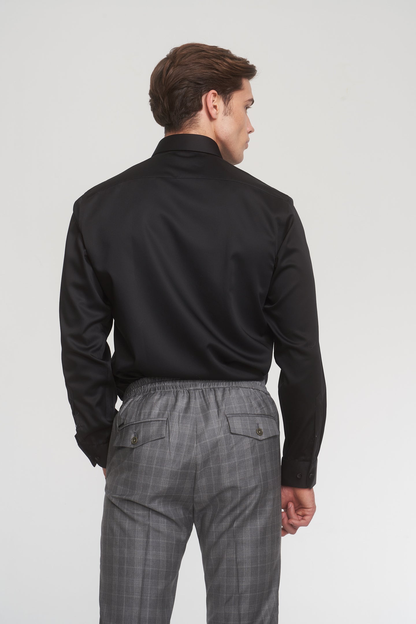Black Non Iron Slim Fit Shirt